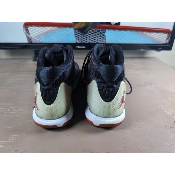 Nike Mens Air Jordan Super Fly 4 849364-002 Black Basketball Shoes Sneakers M 10 - Picture 4 of 11